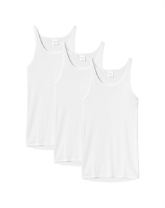 Майка 3er Pack, белый Schiesser