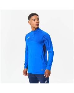 Футбольная толстовка с застежкой-молнией 1/2 - CLR Club синего цвета Kipsta