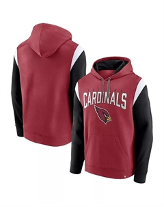 Мужская толстовка с капюшоном Cardinal Arizona Cardinals Trench Battle Pullover Fanatics