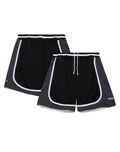 Мужские шорты AND1 Black, Green AND1 OG Game Mesh Reversible Mitchell and ness