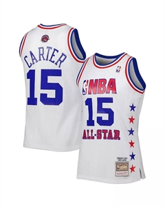 Мужская баскетбольная майка Vince Carter Eastern Conference All Star Game 2003 Swingman белого цвета Mitchell and ness