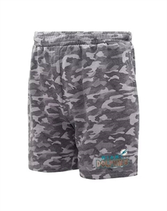 Мужские шорты Miami Dolphins Biscayne Camo в цвете угольный Concepts sport