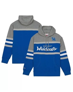 Мужская толстовка с капюшоном Royal Kentucky Wildcats Head Coach Mitchell and ness