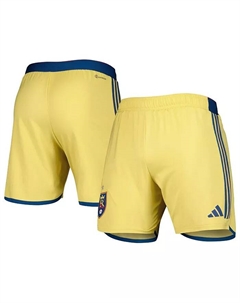 Мужские шорты Gold Real Salt Lake 2023 Away AEROREADY Authentic Adidas