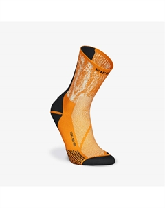 Носки для бега средней толщины - Run 900 оранжевые/графические Kiprun