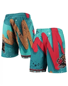 Мужские шорты Vancouver Grizzlies Hardwood Classics 1998 Hyper Hoops Swingman цвета бирюзы Mitchell and ness