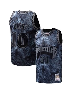 Мужская баскетбольная майка Mike Bibby Vancouver Grizzlies Hardwood Classics 1998/99 в стиле тай-дай, модель Swingman Mitchell and ness