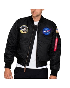 Куртка модель Ma1 Vf Nasa цвет черный Alpha industries