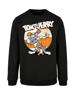 Толстовка Tom und Jerry Play Baseball, черный F4nt4stic