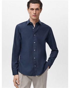 Хлопковая рубашка Regular Fit, Navy Mango