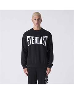ЭКСКЛЮЗИВНЫЙ СВИТЕР С КРУГЛЫМ ВЫРЕЗОМ, ЧЕРНЫЙ ХЛОПОК, ПОЛИЭСТЕР Everlast