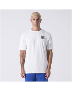 ЭКСКЛЮЗИВНАЯ ФУТБОЛКА С ГРАФИЕЙ ДРАКОНА ИЗ БЕЛОГО ХЛОПКА Everlast