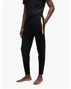 Брюки для отдыха с фольгированным принтом, Black Hugo boss