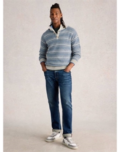 Шерстяной джемпер с воротником на пуговицах в стиле фэр-айл Kendal White stuff