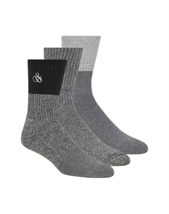 Мужские махровые носки с рифлением, 3 пары Scotch&soda