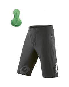 Шорты MTB Sitivo Green, черный Gonso