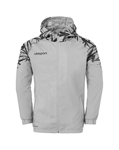 Куртка Kapuzenjacke GOAL 25 EVO WOVEN HOOD JACKET, цвет dark grau melange Uhlsport