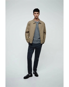 Узкие хлопковые брюки, темно-серый Сфера