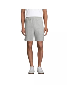 Трикотажные шорты из джерси Big & Tall, серый Lands' end