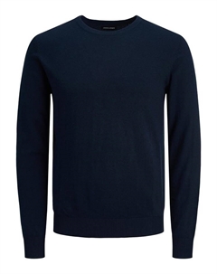 Пуловер, темно-синий Jack & jones