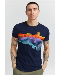 Футболка, синий Solid