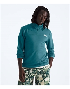 Мужская флисовая кофта Cedar Trail Grid с молнией ¼, Algae Blue The north face