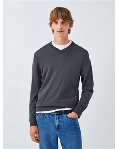 Свитер с v-образным вырезом из мериносовой шерсти, Asphalt John lewis