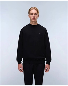 Мужская толстовка с круглым вырезом зеленого цвета Napapijri