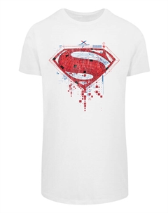 Футболка DC Comis Superhelden Superman Geo Logo, белый F4nt4stic