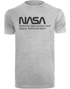 Футболка NASA Logo One Tone, пестрый серый F4nt4stic