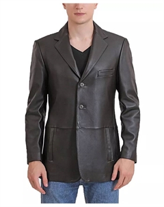 Мужское пальто Leroy из ягненка на трех пуговицах, коричневый Bgsd