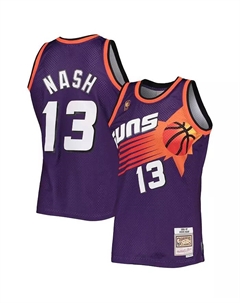 Мужская баскетбольная майка Steve Nash Phoenix Suns в стиле Hardwood Classics 1996-97, фиолетовая, модель Swingman Mitchell and ness