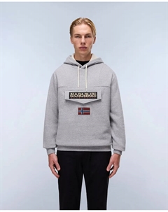 Мужская толстовка с капюшоном темно-синего цвета Napapijri