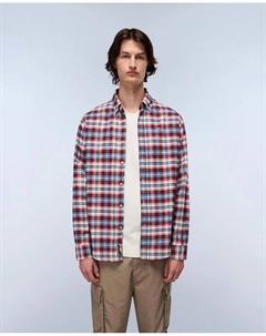 Мужская рубашка свободного кроя в двухцветную клетку Napapijri