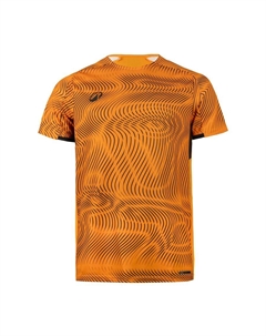 Футболка Club Wavy оранжево-черная Kipsta