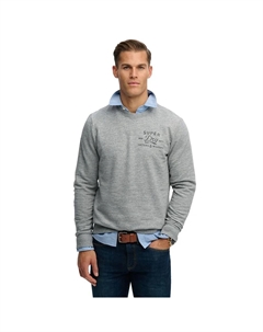 Толстовка Cutters And Makers Relaxed, серый Superdry