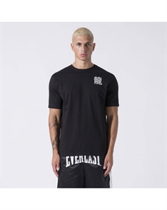 ЭКСКЛЮЗИВНАЯ ФУТБОЛКА С ИЗОБРАЖЕНИЕМ ДРАКОНА ИЗ ЧЕРНОГО ХЛОПКА Everlast
