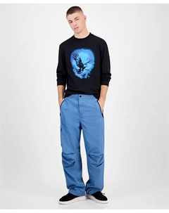 Gokla прямого кроя брюки со складками на коленях, синий Hugo boss