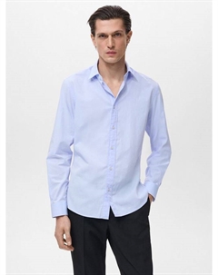 Хлопковая рубашка Regular Fit, Pastel Blue Mango