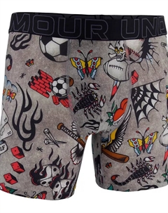 Мужские печатные боксеры Performance Tech Mesh 6" Under armour