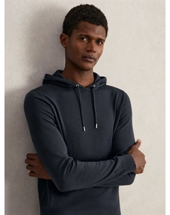 Толстовка с капюшоном Holland из мериносовой шерсти, Midnight Navy Reiss