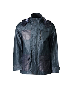 Зеленая мужская куртка из полиэстера, зеленый Geox