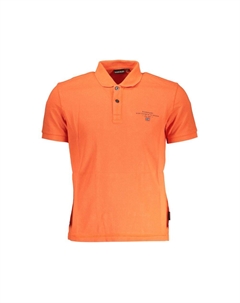 Красная хлопковая рубашка-поло, красный Napapijri