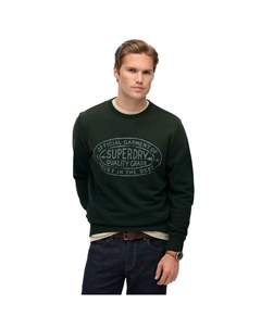 Толстовка Lo-Fi Outdoors Relaxed Fit, зеленый Superdry