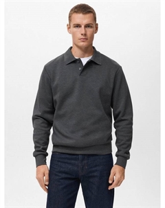 Бола свитшот с воротником, Dark Grey Mango