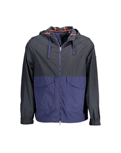 Синяя мужская куртка из полиамида, синий Gant