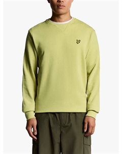 Хлопковый свитшот с круглым вырезом, Pale Willow Lyle & scott