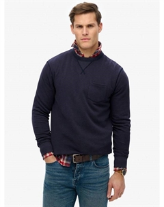 Коттон свитшот с эффектом стирки, Midnight Blue Superdry