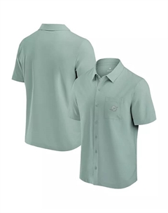 Мужская рубашка на пуговицах Miami Dolphins Front Office цвета мяты Fanatics