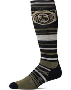 Носки Men's Ski Full Cushion Growling Grizzly Over The Calf Socks, Black Smartwool